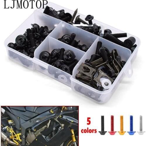 Aluminum Motorcycle Fairing Screws Nuts Kit Moto Body Work Bolts Screw For Yamaha YZ250F YZ450F WR450F WR250R WR250X WR450