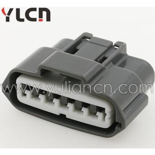 Free Shipping 5 Sets/lot 6 pin female waterproof connector left rear door locking device 6189-0784