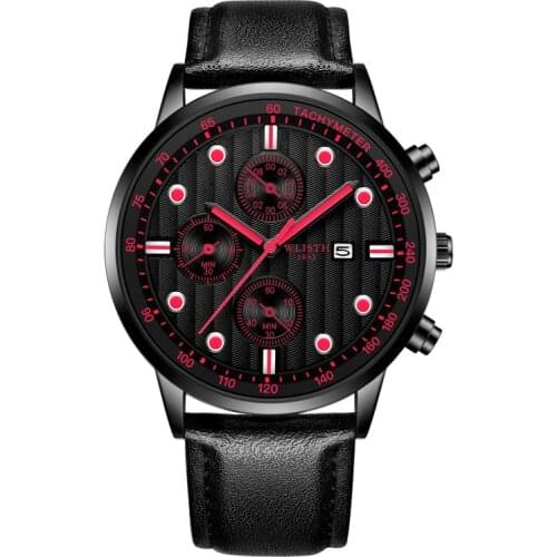 Dial diameter 42mm mens quartz watch fashion decoration calendar three-pin mens watch wholesale belt watch watch