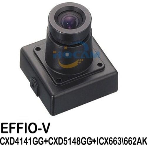 HQCAM 1/3" SONY Effio-V 800TVL True WDR Miniature Square Camera 3.6mm Lens OSD Function 4141+663\662 ATM Camera According face