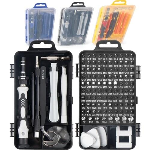 NEW 115 In 1 Screwdriver Set of Screw Driver Bit Precision Set For Laptops Phone Watch Tablet Electronic Device Hand Tools