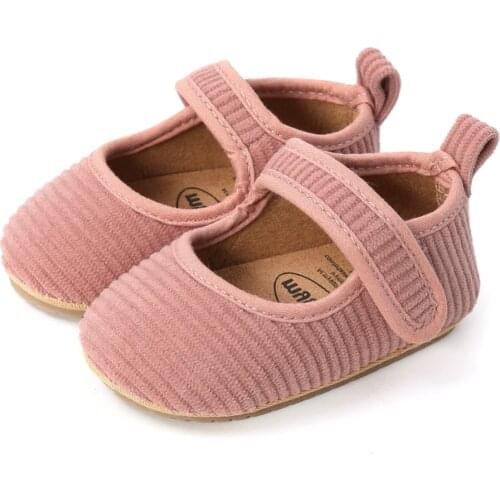 Autumn Baby Girls Princess Shoes Newborn Infant Moccasins Cute Solid Soft Shoes New First Walkers 0-18M