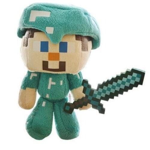 Creeper Plush toy Set 18cm Zombie Bat Enderman Wolf Stuffed Plush Toys Doll minecrafte Game steve Cartoon Soft Brinquedos Kid