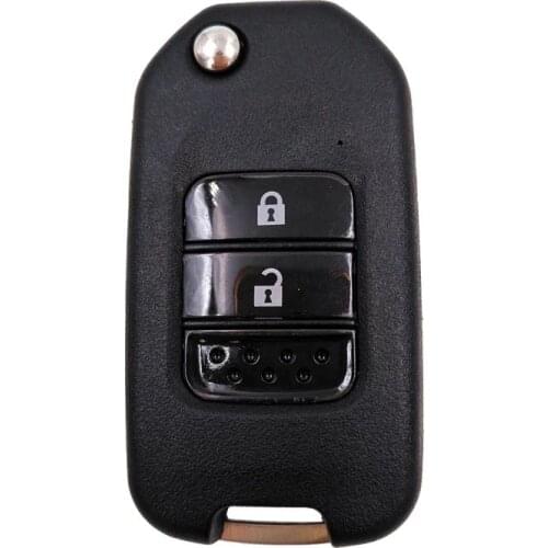 10pcs Remote Key for Honda 433MHZ ID47 "G" 2 buttons remote flip key complete for 2015 XRV Flip Remote