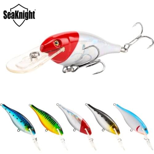 SeaKnight SK011 Fishing Lures Crankbait 7cm 8.5g 0-1.8M 5 Colors With 3D Fish Eyes Floating Lure Wobblers Bait Saltwater Tackle