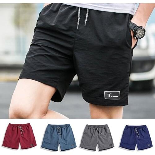 Summer Quick Drying Board Shorts Men Waterproof Shorts New Beach Shorts Male Casual Solid Board Shorts Elastic Fashion Casual