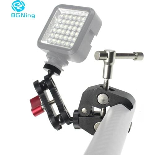 BGNing Super Clamp Crab Clip with Adjustable Magic Arm for Monitor LED Light Video Flash DSLR Camera Photo Studio Accessories