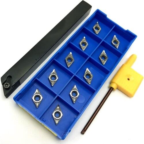 SDJCR1010H07 SDJCR1212H07 SDJCR1616H07+DCMT070204 Carbide Inserts Cutting tool CNC lathe tools External Turning Tool Holder