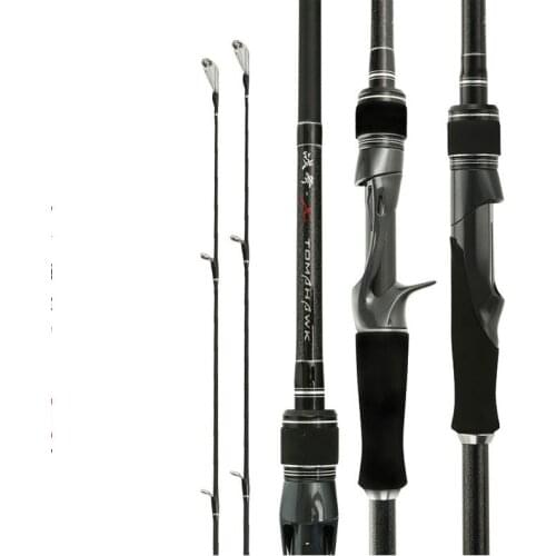 Lure Rod Super Hard Spinning Rod Fishing Rod Casting Rod Fishing Rods Carbon MH H Double Tip Fishing Gear Telescopic Rod Fishing