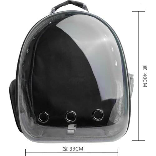 Unimme Pet Carry Bag Cat bag breathable portable pet carry backpack cat and dog outdoor travel backpack transparent space style
