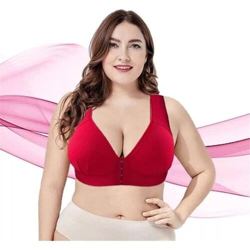 ASHEYWR Women Fitness Bras Sexy Four-Breasted Shockproof Gather Bra Femme Breathable Push Up Large Size Underwear Female