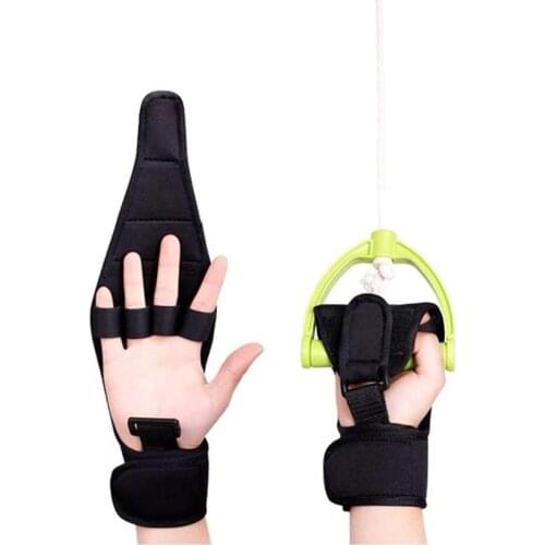 1pc Effective Auxiliary Fixed Gloves Rehabilitation Training Tool Hand Fist Finger Gloves For Stroke Hemiplegia Patient