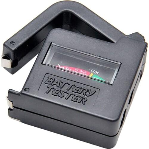 1pc Portable Handheld Design Cell Battery Checker Universal Button Battery Volt Tester For Aa/aaa/c/d/18650/9v/1.5v Sizes #WT