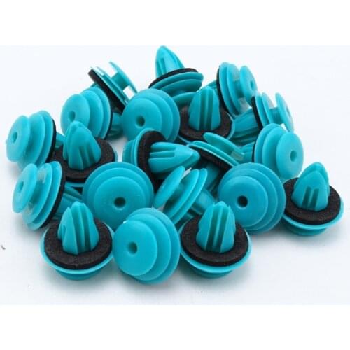 100Pcs Car Fastener Clips for Door Trim Auto Rivet Bumper Clip Sets on Auto Festener Clip Panel Fender Liner in Car Accessories