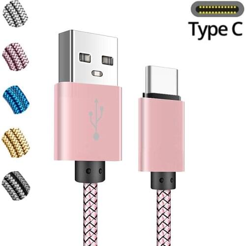 2m 3m Long USB TYPE C Quick Charging Cable For Samsung galaxy A50 A70 A20E Huawei P20 lite P30 Mate 20 Honor 20 Pro Mobile phone
