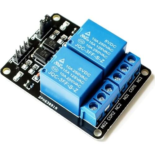 2021 Newest Upgrade 5V two/2-Channel Relay Module Shield ARM PIC AVR DSP Electronic 10A raspberry Pi relay Shield