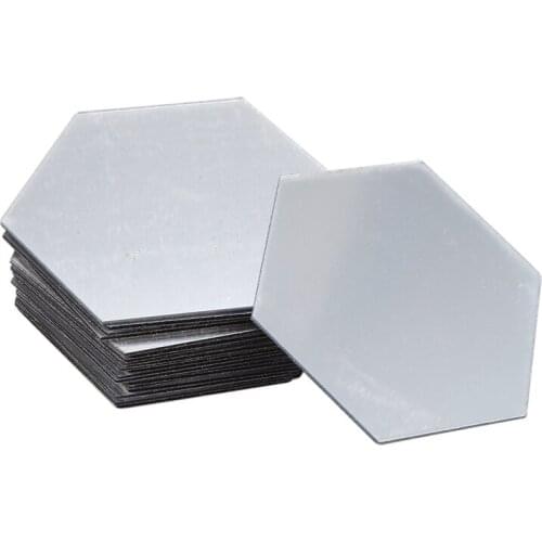 24pcs Wall Mirrors/Mirror Wall Stickers/Hexagon Mirror Decor Home DIY