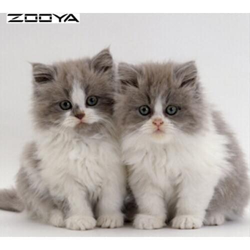 Diamond Embroidery Cat Cute Diy Diamond Painting 3d Mosaic Square Diamonds Rhinestone Cross Stitch Needlework Decorative F620