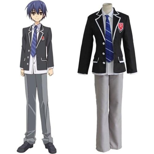 Anime Date A Live Cosplay Itsuka Shido Shiori Tokisaki Kurumi Yatogami Tohka School Uniforms Cos Halloween Party Full Set