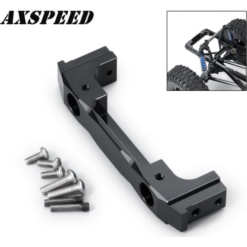 AXSPEED Aluminum Alloy Rear Bumper Mount for 1:10 Axial SCX10 II 90046 RC Crawler Car Upgrade Parts
