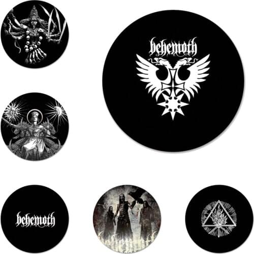 Behemoth Rock Band Icons Pins Badge Decoration Brooches Metal Badges For Clothes Backpack Decoration