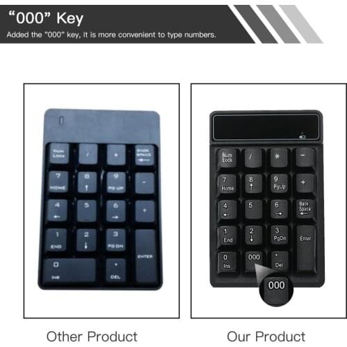 Wireless Numeric Keyboard Mechanical Touch Feel Financial Banking Machine Equipment Customized Small Keyboard