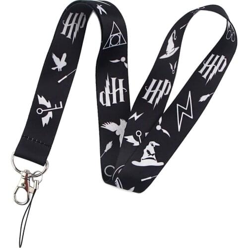 ER251 Movie Magic Hat Creative Lanyard Badge ID Lanyards Mobile Phone Rope Key Lanyard Neck Straps Accessories