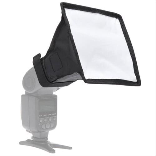 Mini Photo Diffuser Soft Light Box Silver Reflector Flash Diffuser Softbox Professional for Canon Nikon Sony Camera