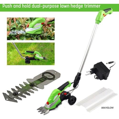 Mini Electric Grass Trimmer Lawn Mower Lithium-ion Cordless Hedge Trimmer Rechargeable Cutting Garden Tools Weeding Shear