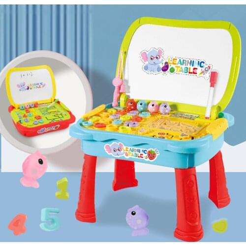 Multifunctional Early Education Game Table Children Drawing Writing Board Toy Christmas And New Year Childrens Gifts