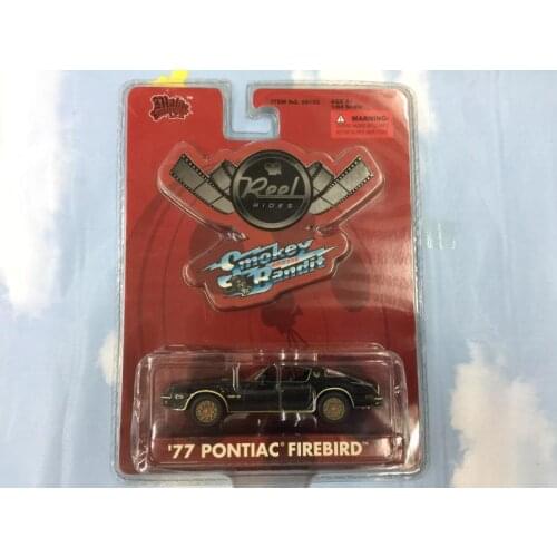 1/64 Car 77 Pontiac Firebird Smokey Bandit Movie Cars Real Rides Metal Diecast Alloy Model Car