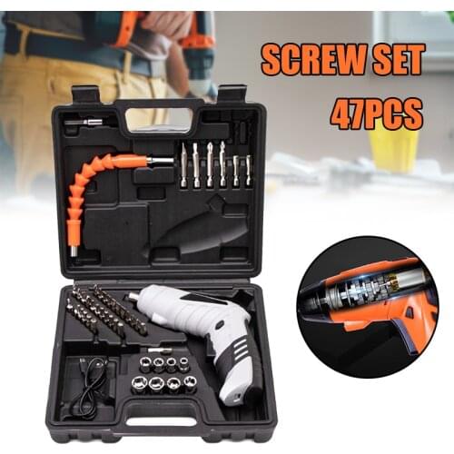 Multifunctional 4.2v Electric Screwdriver Set Cordless Mini Electric Drill Repair Hand Tools Hardware Household набор отверток