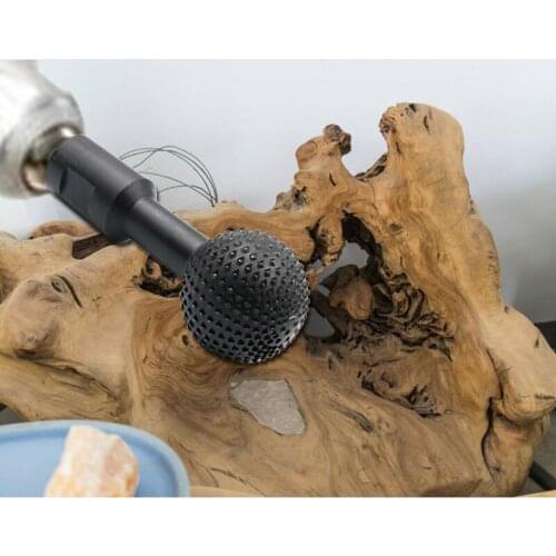 40/14mm Angle Grinder Head Spherical Wood Groove Carving Knife Rotating Round Spherical File Electric Grinder Drill Bit Carbide
