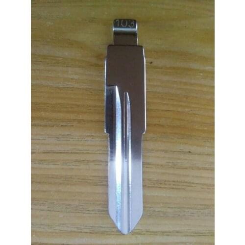 NO.103 Key Blade for MG Folding Flip Remote Middle Groove Blade