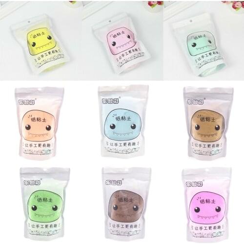 New 100g DIY Monster Clay Enough Large Volume Paper Clay Soft Paper Clay Plasticine Drawing Slime Polymer Childrens Toy