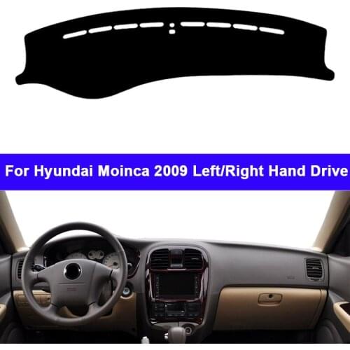 Car Dashboard Cover DashMat Carpet Cape For Hyundai Moinca 2009 RHD LHD Console Protector 2 Layers Sun-Shade Automobile Non-slip