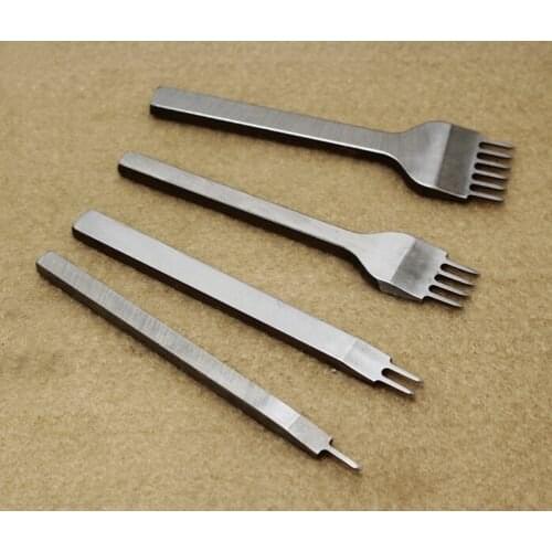 4mm Leather Craft Tools Hole Punches Stitching Punch Tool 1+2+4+6