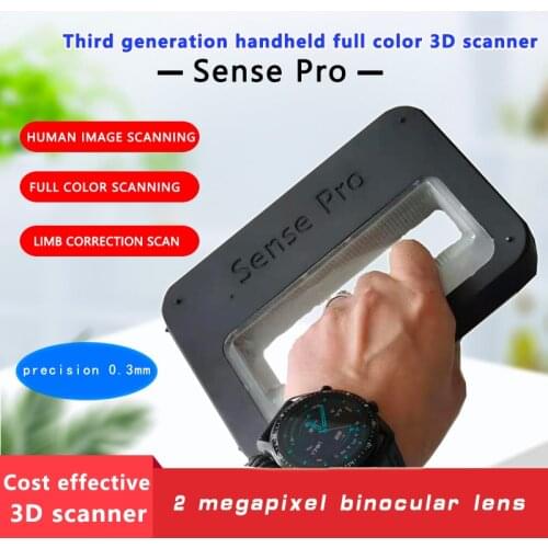Sense Pro third generation handheld full color 3D scanner reverse modeling medical portrait 3D acquisition instrument
