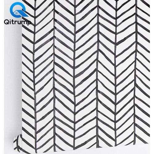 Modern Wallpaper Home Decor Living Room Wall Sticker Geometric Line Honeycomb Vinyl Bedroom Kids Room Self-adhesive Simple Style