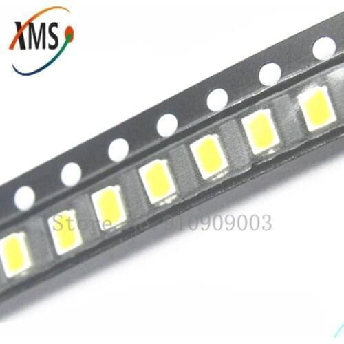 100pcs 3020 SMD LED White Ultra Bright Chip 6500K 6-7LM 20mA 3V Surface Mount SMT LED Light Emitting Diode Lamp for PCB Bulbs