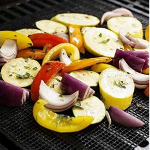 Universal Reusable Non-Stick Cross Wire Steaming Barbecue Rack BBQ Grill Mesh Oven Net Carbon Grill