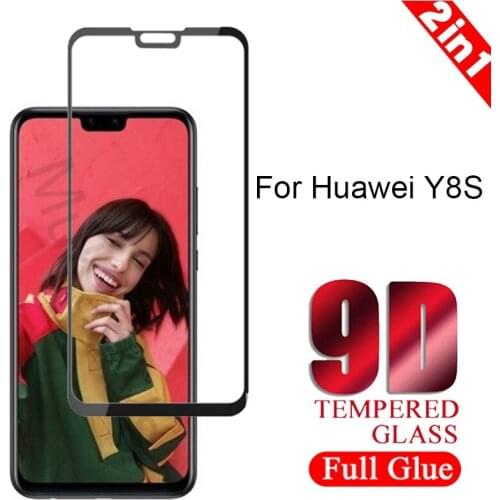 1-2Pcs Full screen full glue Tempered Glass For Huawei Y8s Explosion-proof Screen Protector Glass On Huawei Y8s