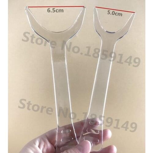 10 Pcs/set Dental Autoclavable Tongue depressor Mouth Lip Plastic Retractor Intractor Opener Orthodontic