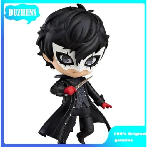 100% Original genuine PERSONA5 The Animation Amamiya Ren Q version figma PVC Action Figure Anime Figure Model Toys Doll Gift