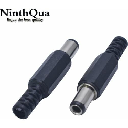 2/5/10pcs 6.3x3.0/6.3*3.0 mm DC Power Male Plug wire cable solder Connector Adapter length 9.5 mm For DIY Toshiba power plug