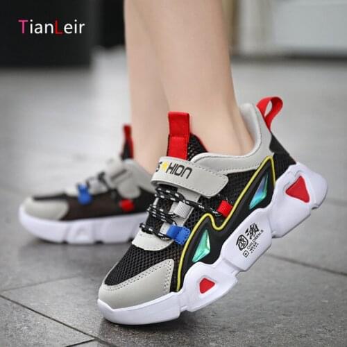 2021 New Summer Children Shoes Fashion Breathable Mesh Kids Sneakers Boys High Quality Casual Sports Shoes Chaussure Enfant