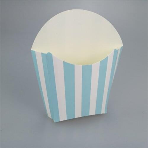 24Pcs Paper Fries Candy Popcorn Gift Boxes Wedding Birthday Party Disposable Tableware Dragee Containers for Movie Supplies