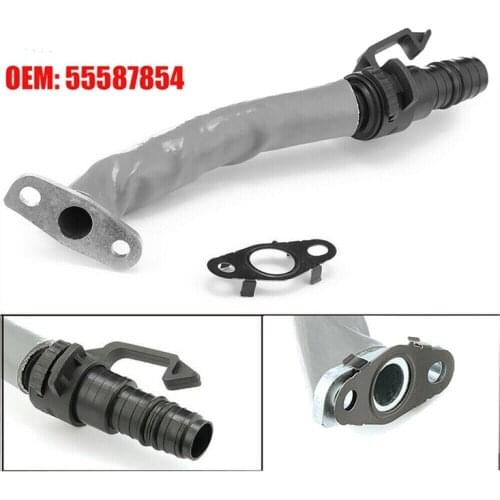 55587854 New Turbo Oil Return Pipe Engine Turbocharger Hose Line for Chevy Cruze 1.4L 2011-2019 Sonic Trax 2012-2020