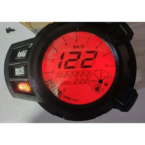 7 Colors Motorcycle Instruments 10000 RMP LCD Speedometer Tachometer for Yamaha Zuma BMK X125 YW125 Speedomerter for Yamaha BWS
