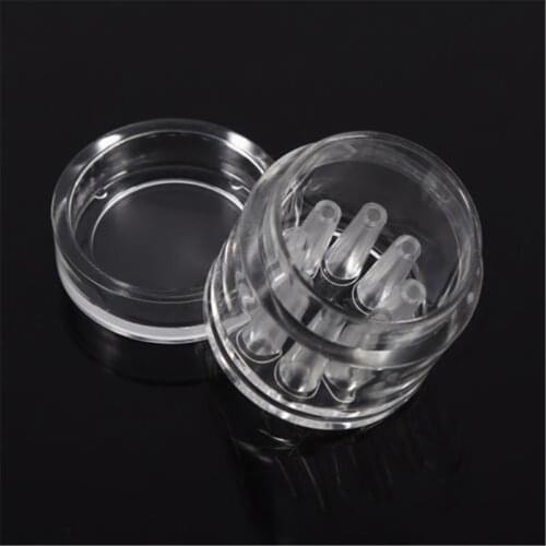 8-Hole Snail Trap Transparent Leech Vivarium Planarian Pest Catch Pen Red Bee Shrimp Worm Bait Feeding Box Aquarium Cleaner Tool